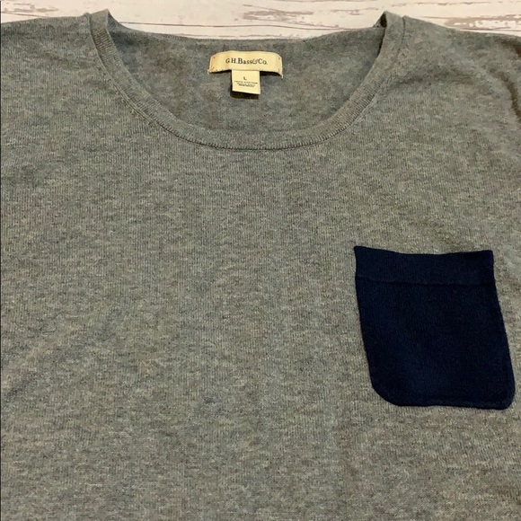 Men’s Bass Cotton sweater size L - Picture 2 of 4